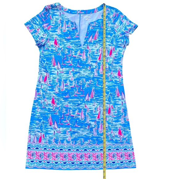 Lilly Pulitzer Sophiletta UPF 50+ Short Sleeve Dress Boatylicious XL - Picture 9 of 13